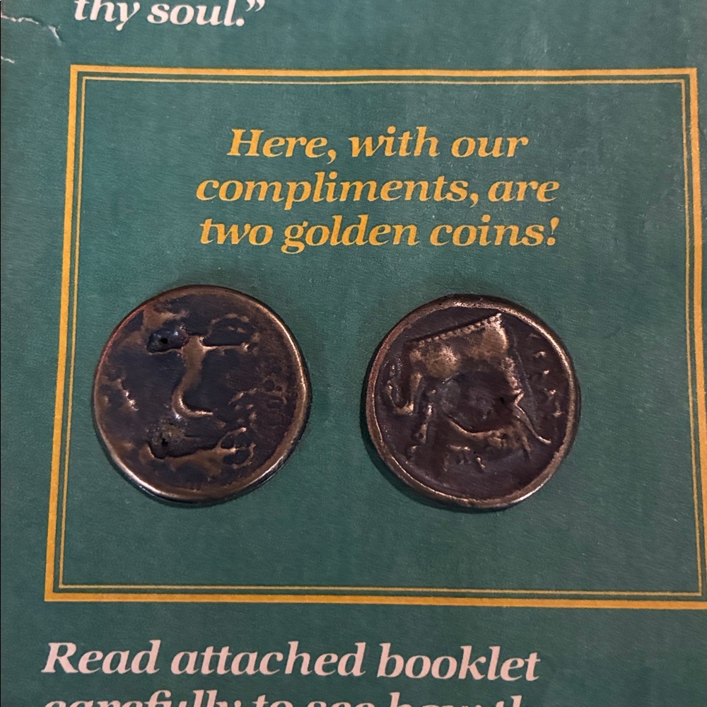 Pair Of Vintage Replica CEAAT,  Copy’s Of Ancient Greek Coins. - Picture 2 of 3